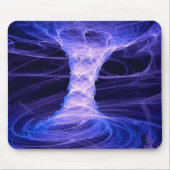 Blauer Tornado-Raum Mousepad (Vorne)