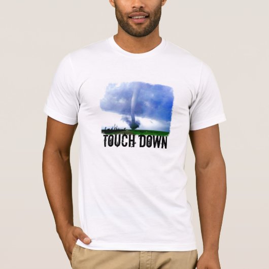 Blauer Tornado T-Shirt (Vorderseite)