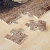 Blauer Traktorenständer und Feld Puzzle (Seite)