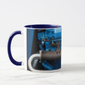 Blauer Traktormotor Tasse (Links)