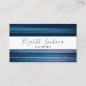 Blauer Traubenstreifen Visitenkarte (Vorderseite)