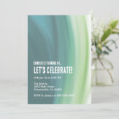 Blauer Traum Einladung (Stehend Vorderseite)