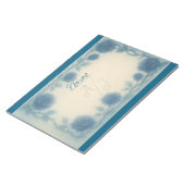 Blauer Traum Notizblock (angewinkelt)