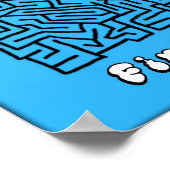 Blauer Traum Poster (Ecke)