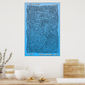 Blauer Traum Poster (Küche)