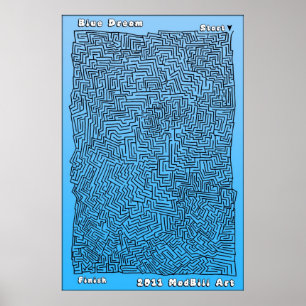 Blauer Traum Poster