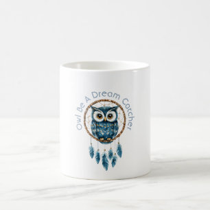 Blauer Traumfänger Kaffeetasse