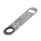 Blauer Tree des Personalisierten Flaschenöffners d Speed Flaschenöffner (Vorderseite Schrägansicht)