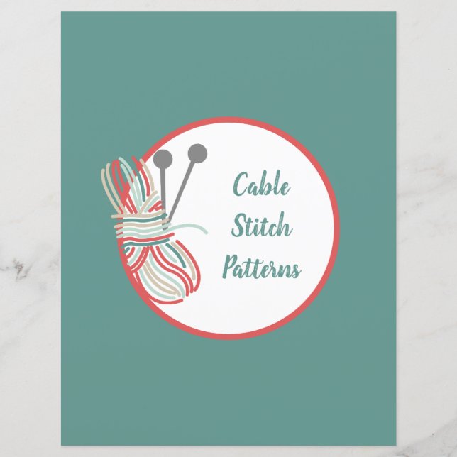 Blauer Trennseitenverknüpfungsmuster-Binder-Index (Vorderseite)