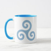 Blauer Triskelion Tasse (Links)