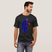Blauer Tropenfisch T-Shirt (Vorne ganz)