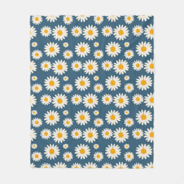 Blauer tropischer Blütensommer des botanischen Frü Fleecedecke