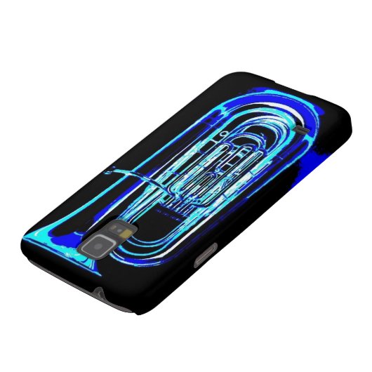 Blauer Tuba Case-Mate Samsung Galaxy Hülle (unten)