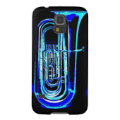 Blauer Tuba Case-Mate Samsung Galaxy Hülle (Rückseite)
