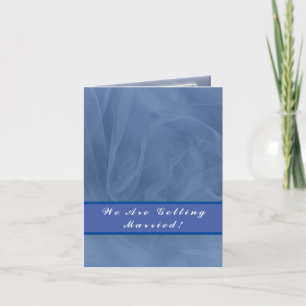 Blauer Tüll-Stoff in jeder Farbe Einladung