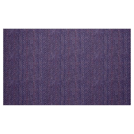 Blauer Tweed-Bildstoff Stoff (Fat Quarter (45,7 x 55,9 cm))