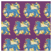 Blauer Tyger Stoff (Nahaufnahme)