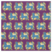 Blauer Tyger Stoff (Muster)