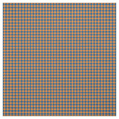 Blauer u. orange Harlekin Stoff (Muster)