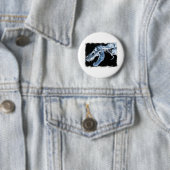 Blauer u. schwarzer T-Rex Röntgenstrahl entbeint Button (Beispiel)
