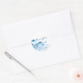 Blauer Umschlag Aufkleber (Umschlag)