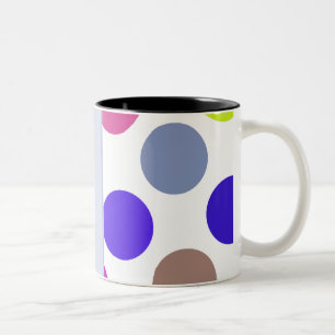 Blauer und brauner Farbton Zweifarbige Tasse