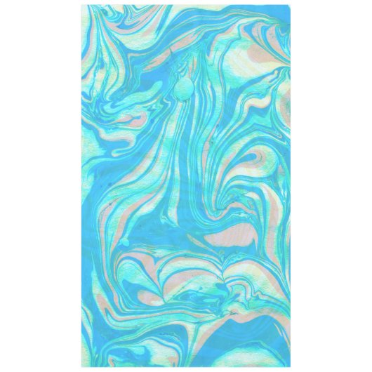 Blauer und brauner Marmorstein Tischdecke (Vorderseite)