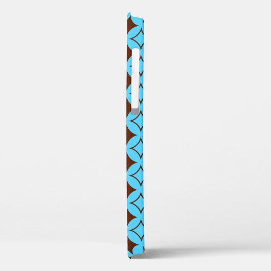 Blauer und brauner Shippo Case-Mate iPhone Hülle (Rückseite / Links)