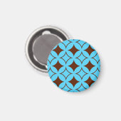 Blauer und brauner Shippo Magnet (Vorderseite/Rückseite)