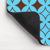 Blauer und brauner Shippo Mousepad (Ecke)