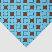 Blauer und brauner Shippo Seidenpapier (Ausschnitt)