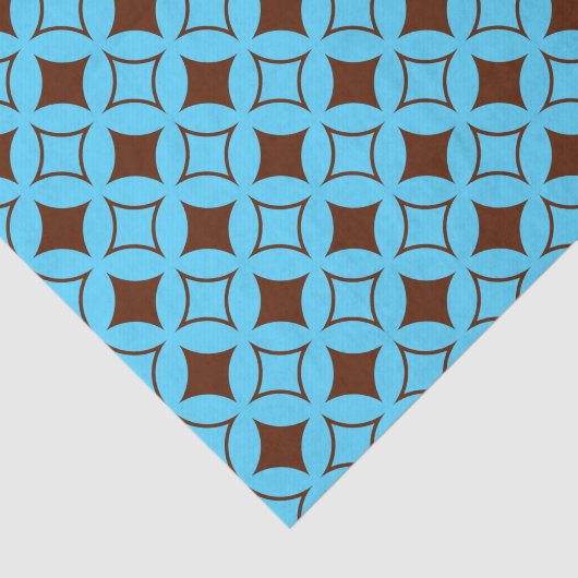 Blauer und brauner Shippo Seidenpapier (Ausschnitt)