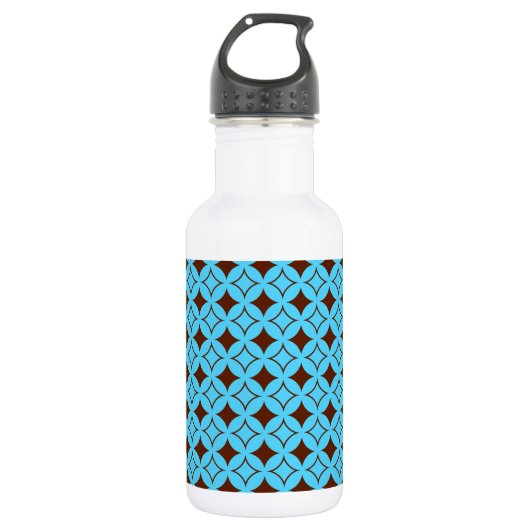 Blauer und brauner Shippo Trinkflasche (Vorderseite)