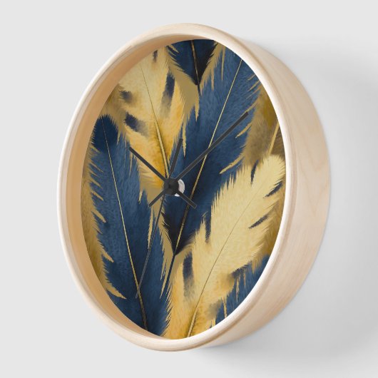 BLAUER UND GELBE FEATHER UHR (Winkel)