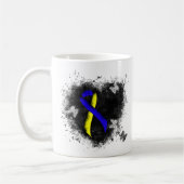 Blauer und gelber Barsch Kaffeetasse (Links)