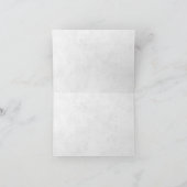 Blauer und gelber Hochzeitskalender Dankeskarte (Innenseite)