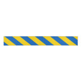 Blauer und gelber Streifen / Farbstreifen Ripsband (Vorderseite)