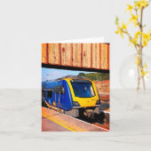 Blauer und gelber Zug, Sheffield Karte (Gelbe Blume)