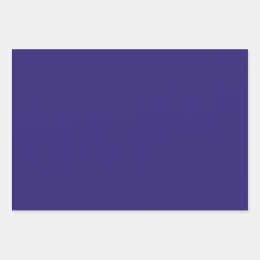 Blauer und Gold Fleur-de-lis Geschenkpapier Set (Vorderseite 2)