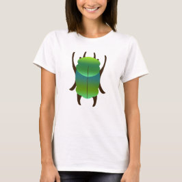 Blauer und goldener Prachtkäfer T-Shirt