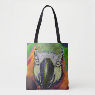Blauer und goldener Schmutz Tasche