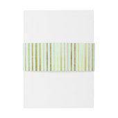 Blauer und goldgelber Streifen Bauchband Einladungsbanderole (Rückseitenbeispiel)