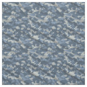 Blauer und grauer Amytarnungsentwurf Stoff (Muster)