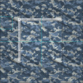 Blauer und grauer Amytarnungsentwurf Stoff (Kachel)