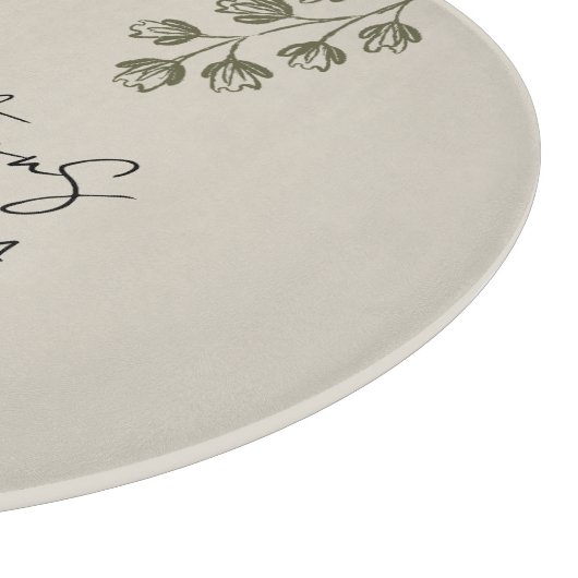 Blauer und grauer Blütenschneider im Neujahr Schneidebrett (Ecke)