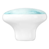 Blauer und grauer Marmorknochen für die Keramik Keramikknauf (Seitenansicht)