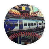 Blauer und Grauzug Baseball (Vorderseite)