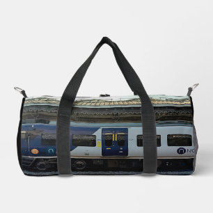 Blauer und Grauzug Duffle Bag