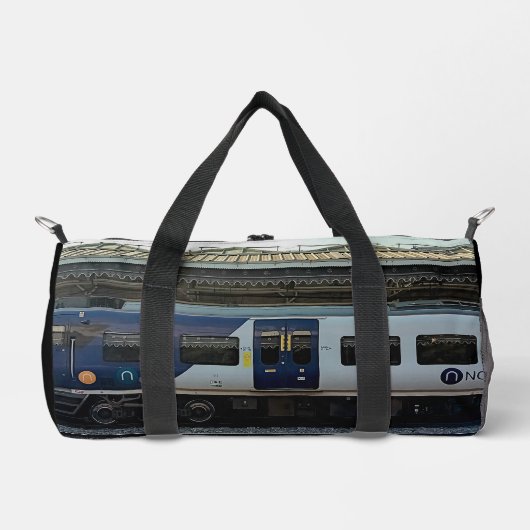 Blauer und Grauzug Duffle Bag (Vorderseite)