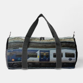Blauer und Grauzug Duffle Bag (Rückseite)